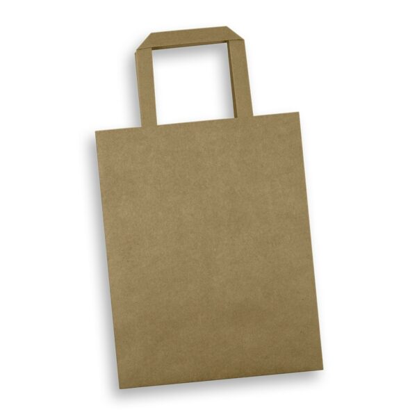 125060 - Medium Flat Handle Paper Bag Portrait - Image 2