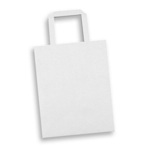 125060 - Medium Flat Handle Paper Bag Portrait - Image 3