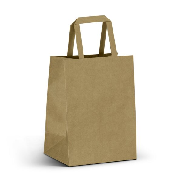 125060 - Medium Flat Handle Paper Bag Portrait - Image 5