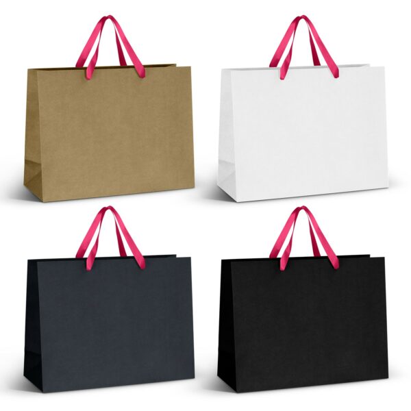 125059 - Extra Large Ribbon Handle Paper Bag - Image 5