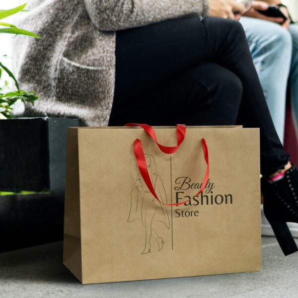 125059 - Extra Large Ribbon Handle Paper Bag - Image 14