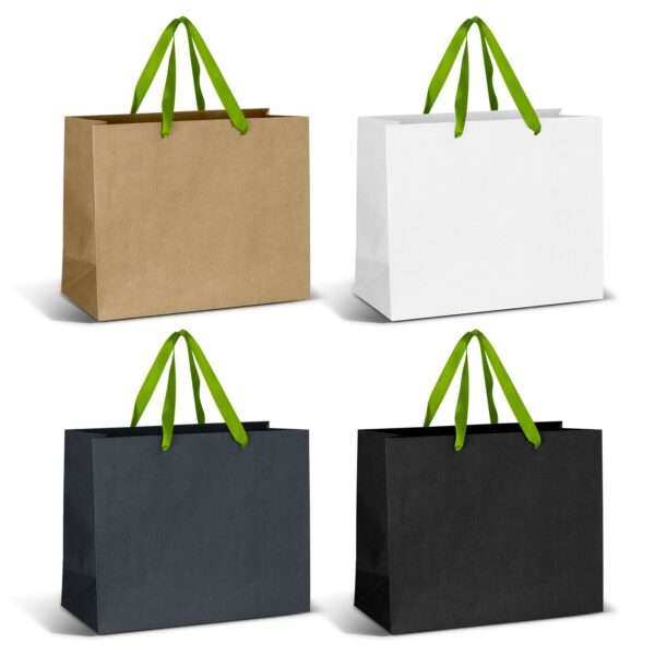 125058 - Large Ribbon Handle Paper Bag - Image 7