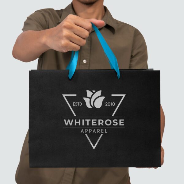 125058 - Large Ribbon Handle Paper Bag - Image 14