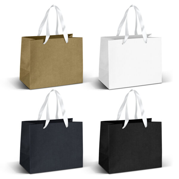 125057 - Medium Ribbon Handle Paper Bag - Image 2