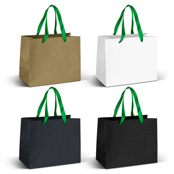125057 - Medium Ribbon Handle Paper Bag - Image 8
