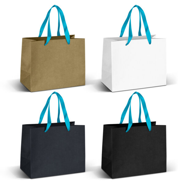 125057 - Medium Ribbon Handle Paper Bag - Image 9
