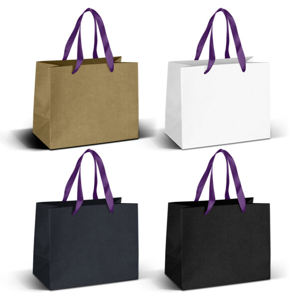 125057 - Medium Ribbon Handle Paper Bag - Image 11