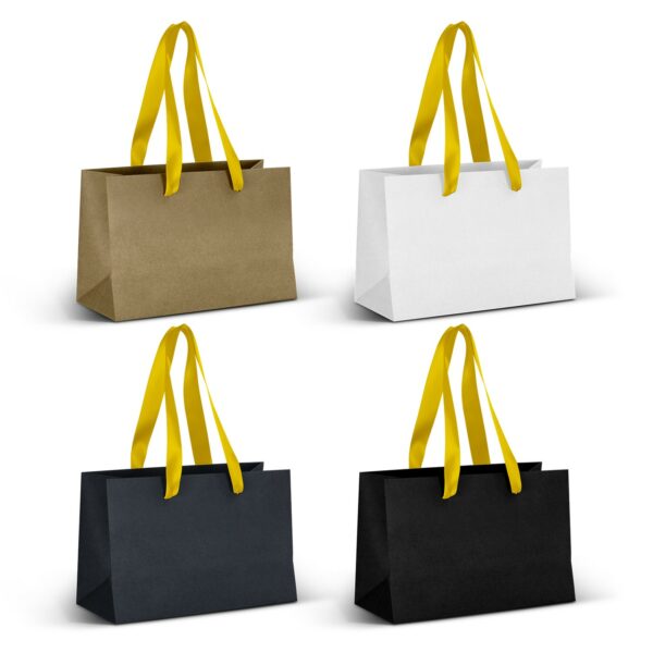 125056 - Small Ribbon Handle Paper Bag - Image 3
