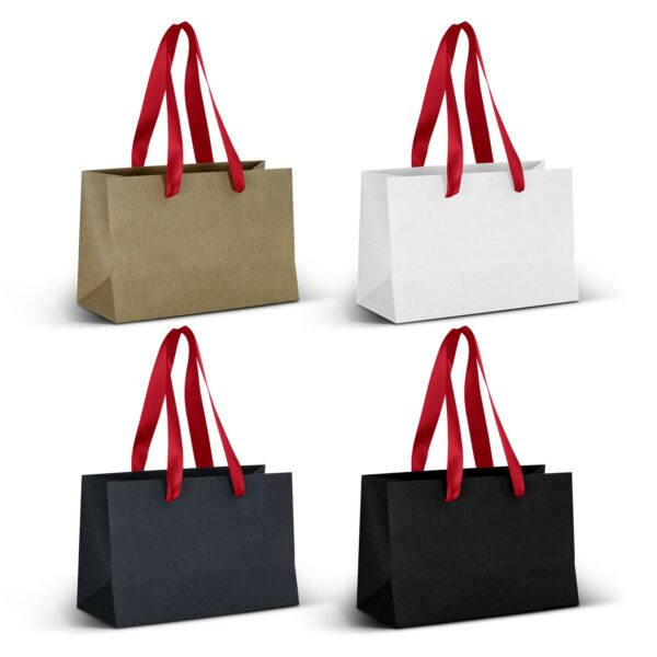 125056 - Small Ribbon Handle Paper Bag - Image 6