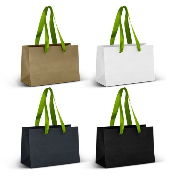 125056 - Small Ribbon Handle Paper Bag - Image 7