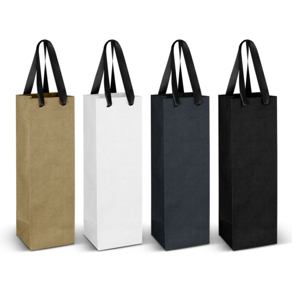 125054 - Wine Ribbon Handle Paper Bag - Image 12