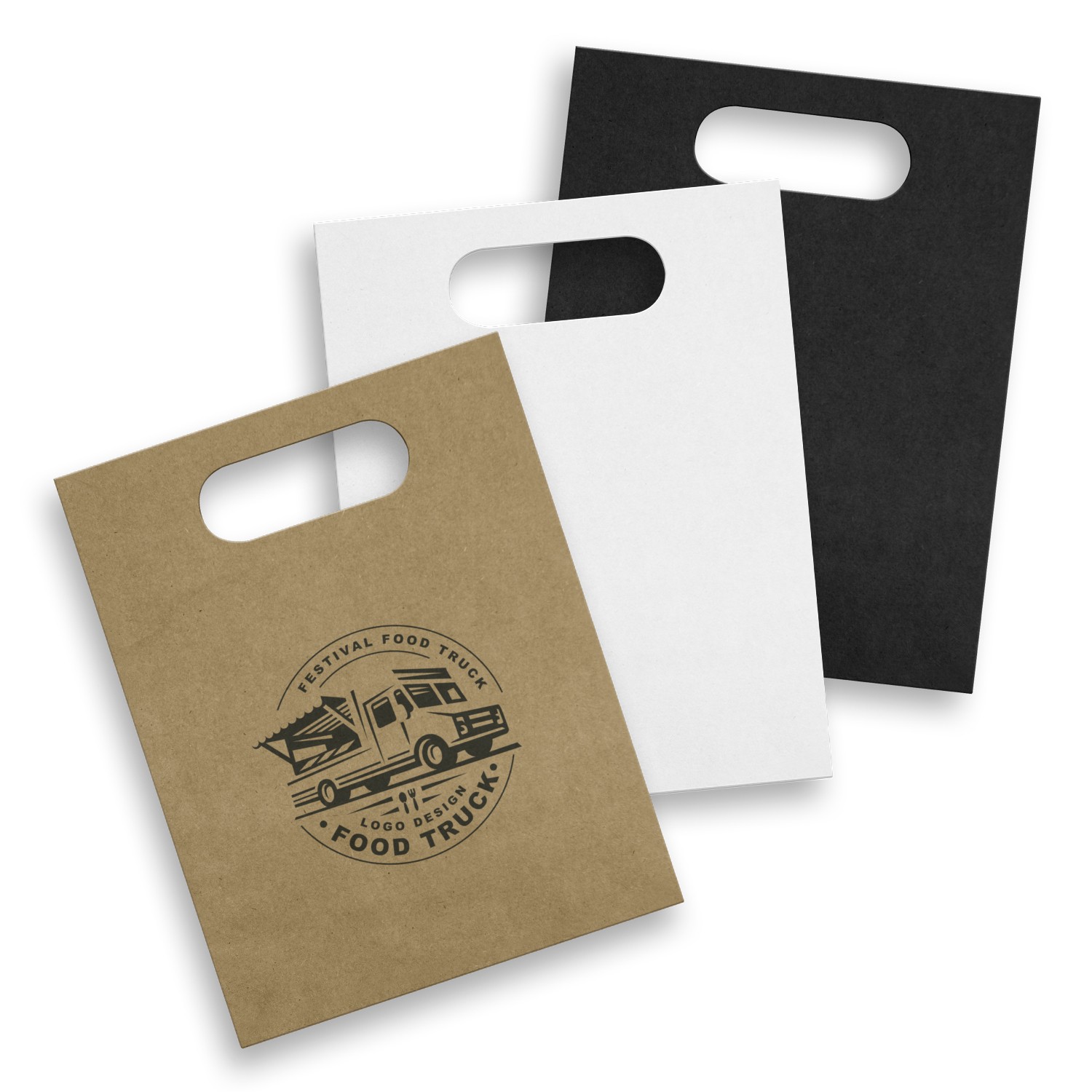 125052 - Medium Die Cut Paper Bag Portrait