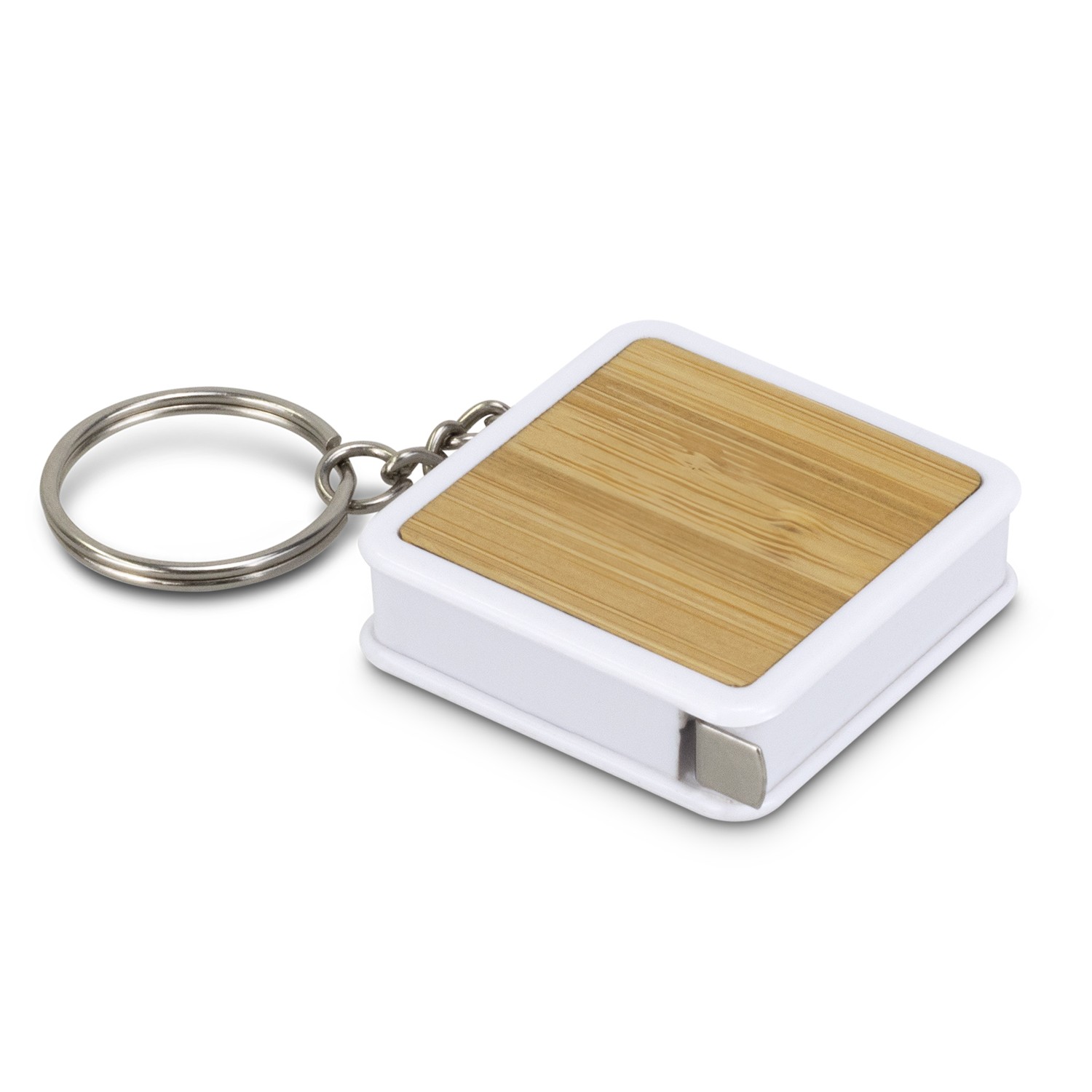 124816 - Bamboo Tape Measure Key Ring - Image 2