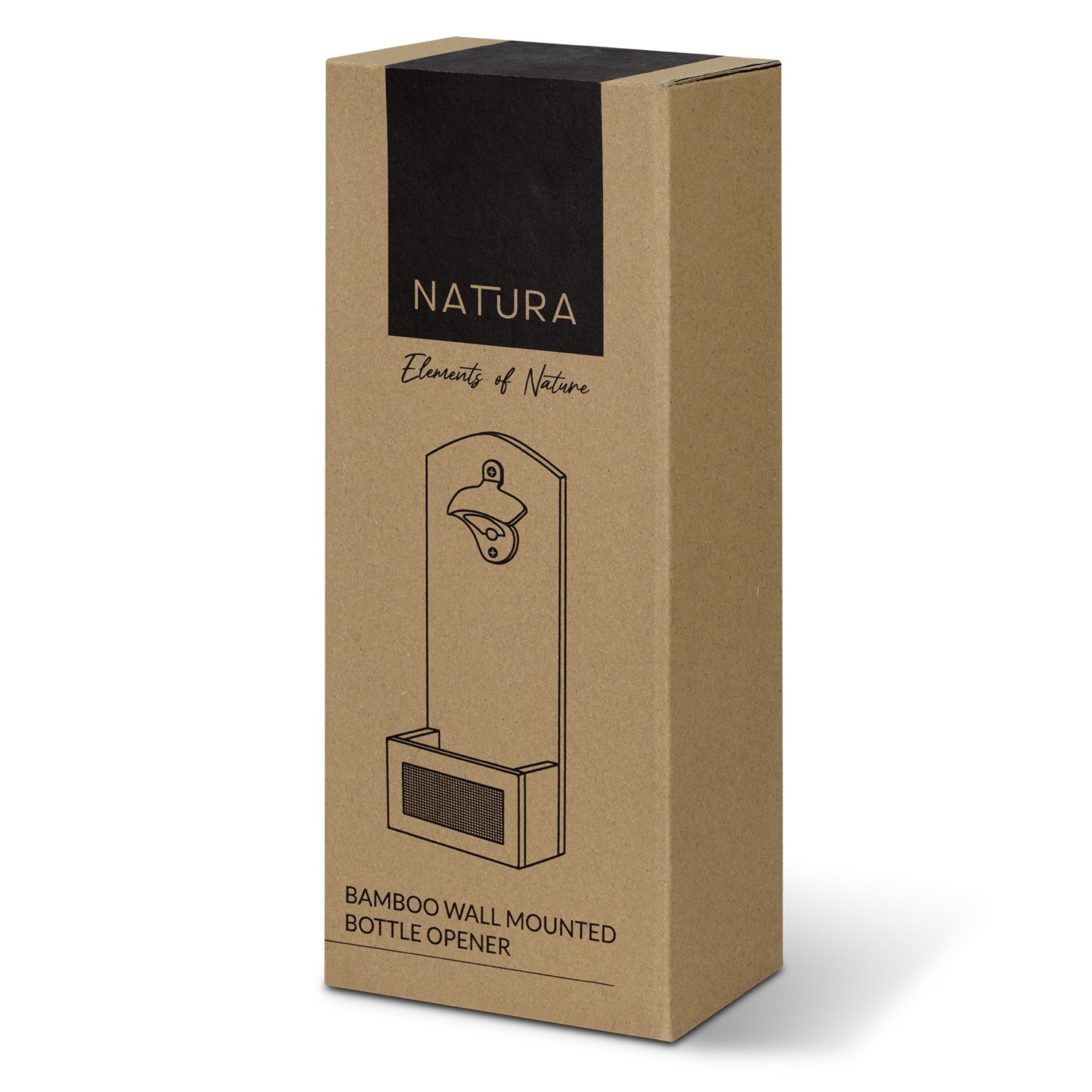 124703 - NATURA Bamboo Wall Mounted Bottle Opener - Image 6