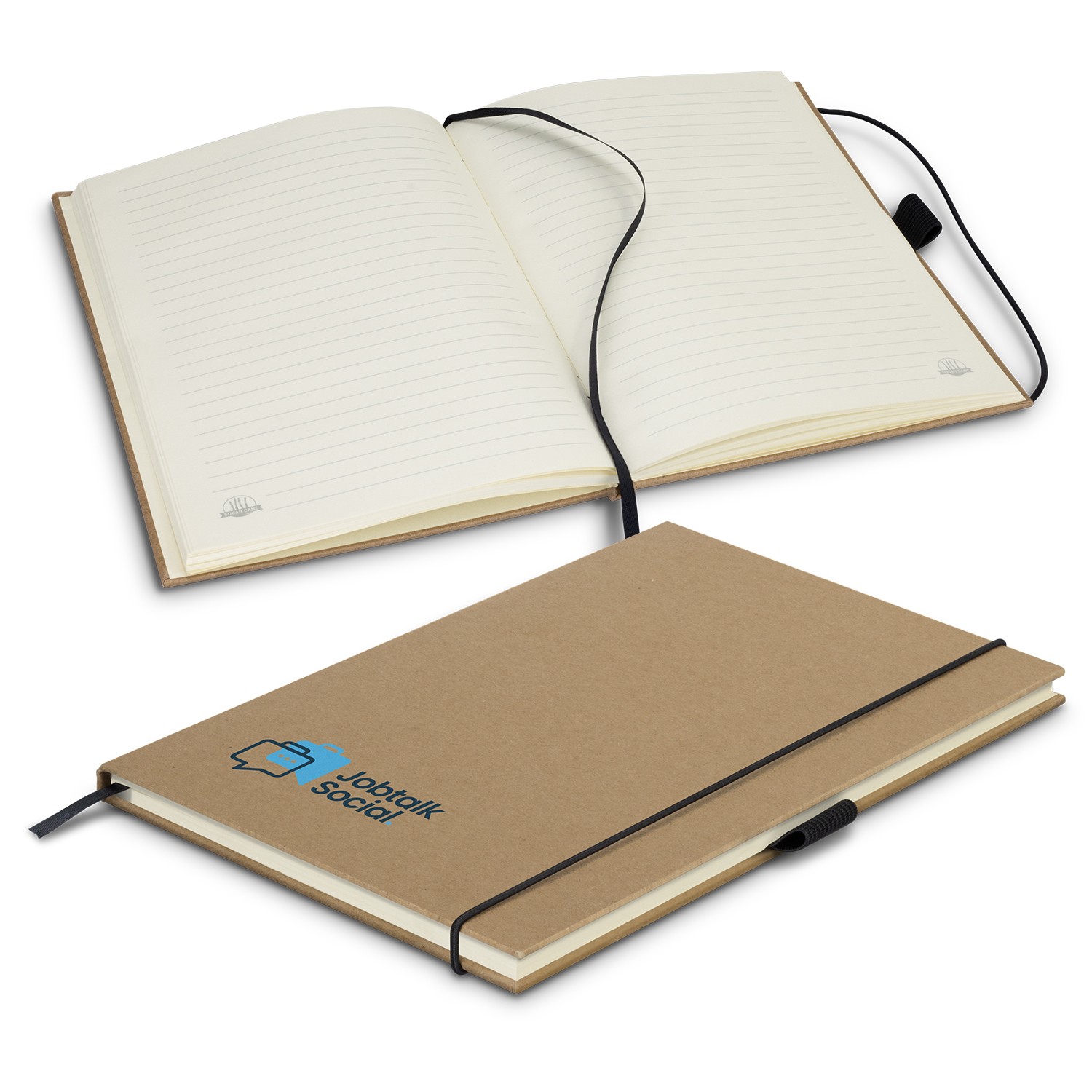 124161 - Sugarcane Paper Hard Cover Notebook