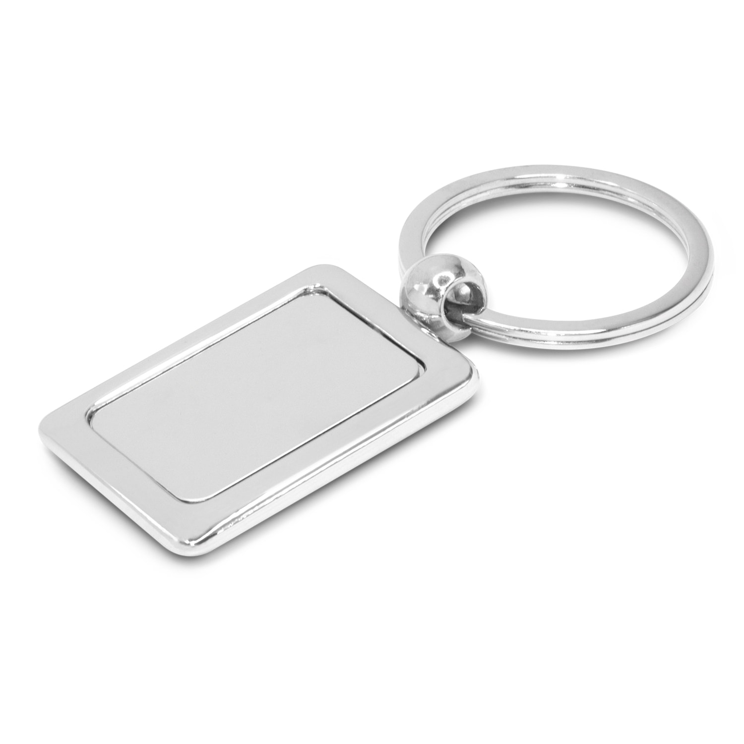 100316 - Rectangular Metal Key Ring - Image 2