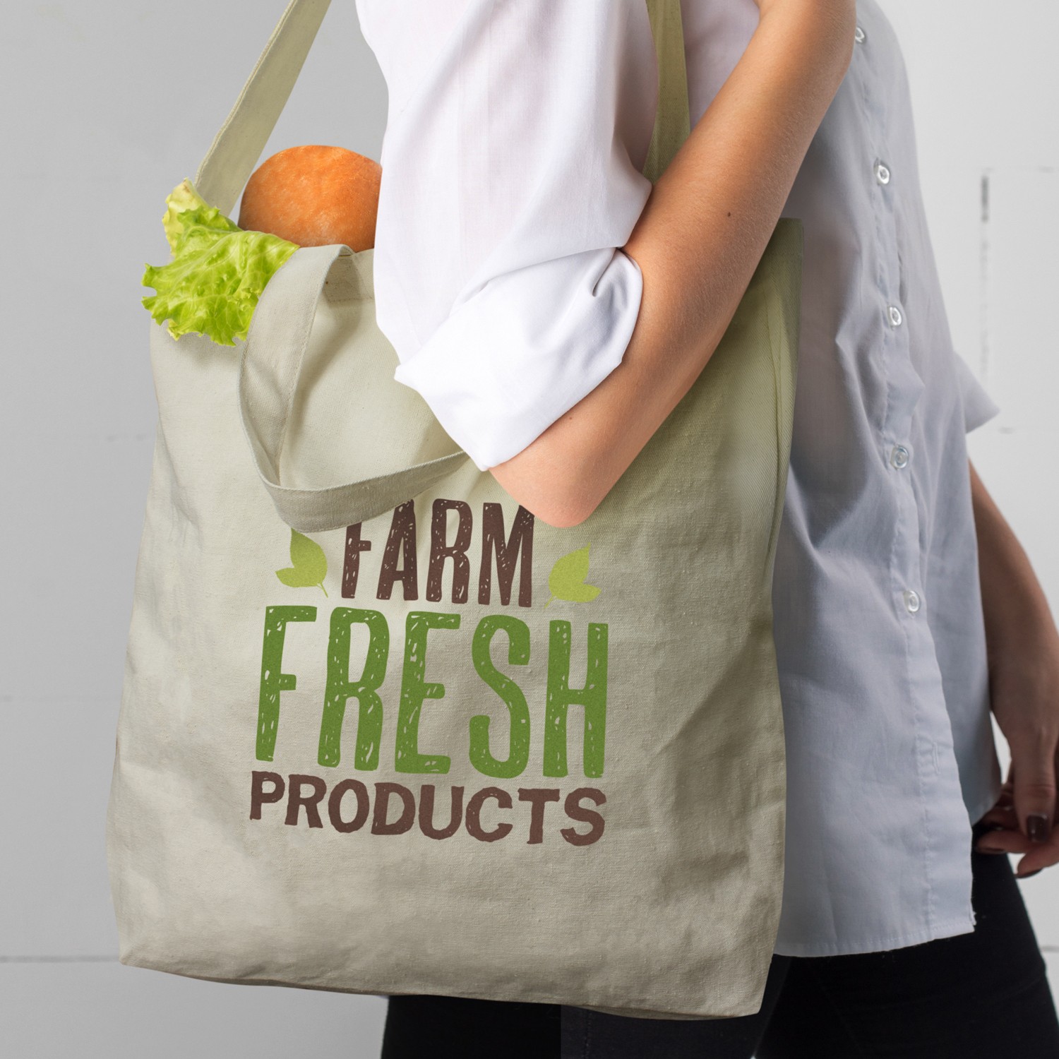 119332 - Cotton Shoulder Tote Bag - Image 4