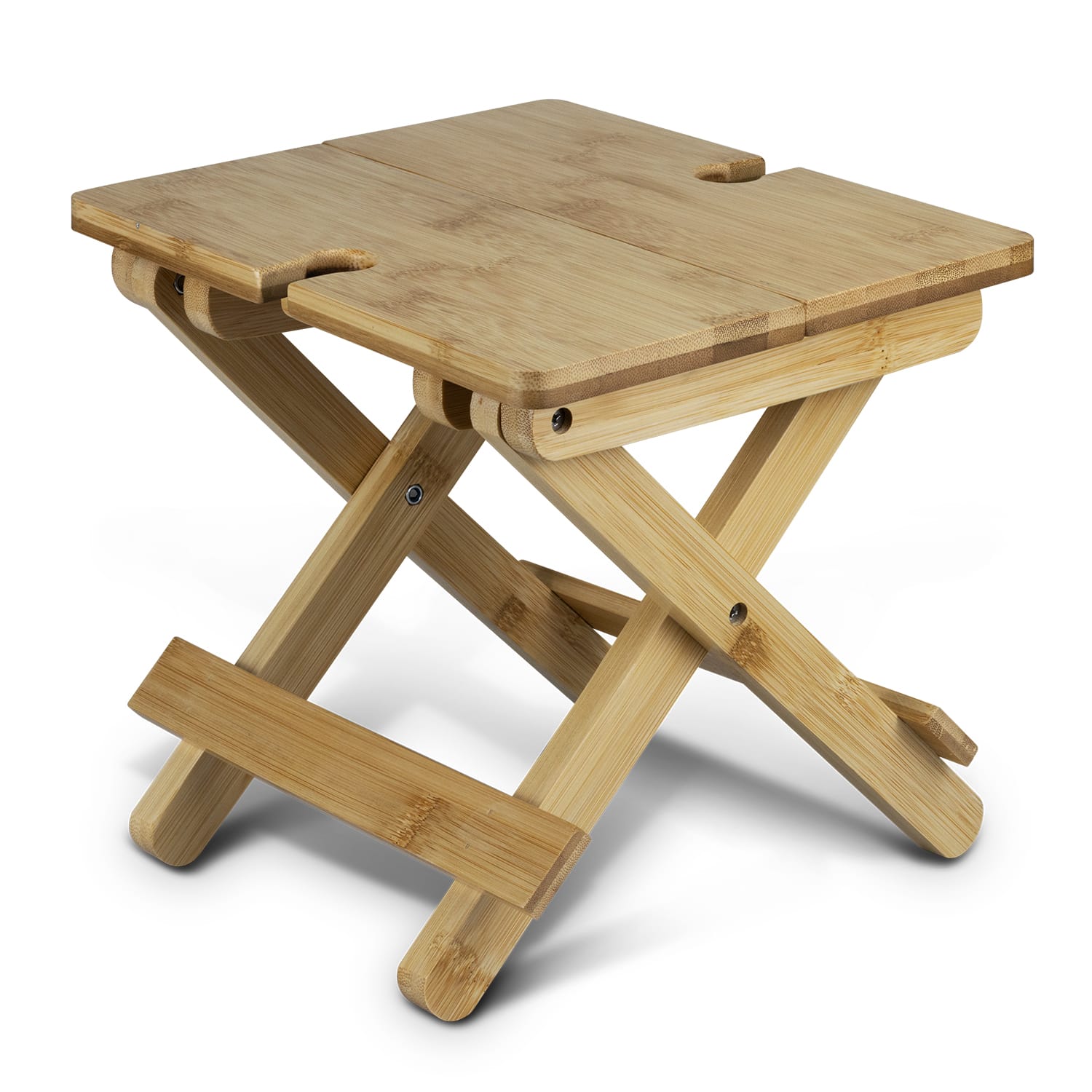 122273 - NATURA Bamboo Folding Wine Table - Image 2