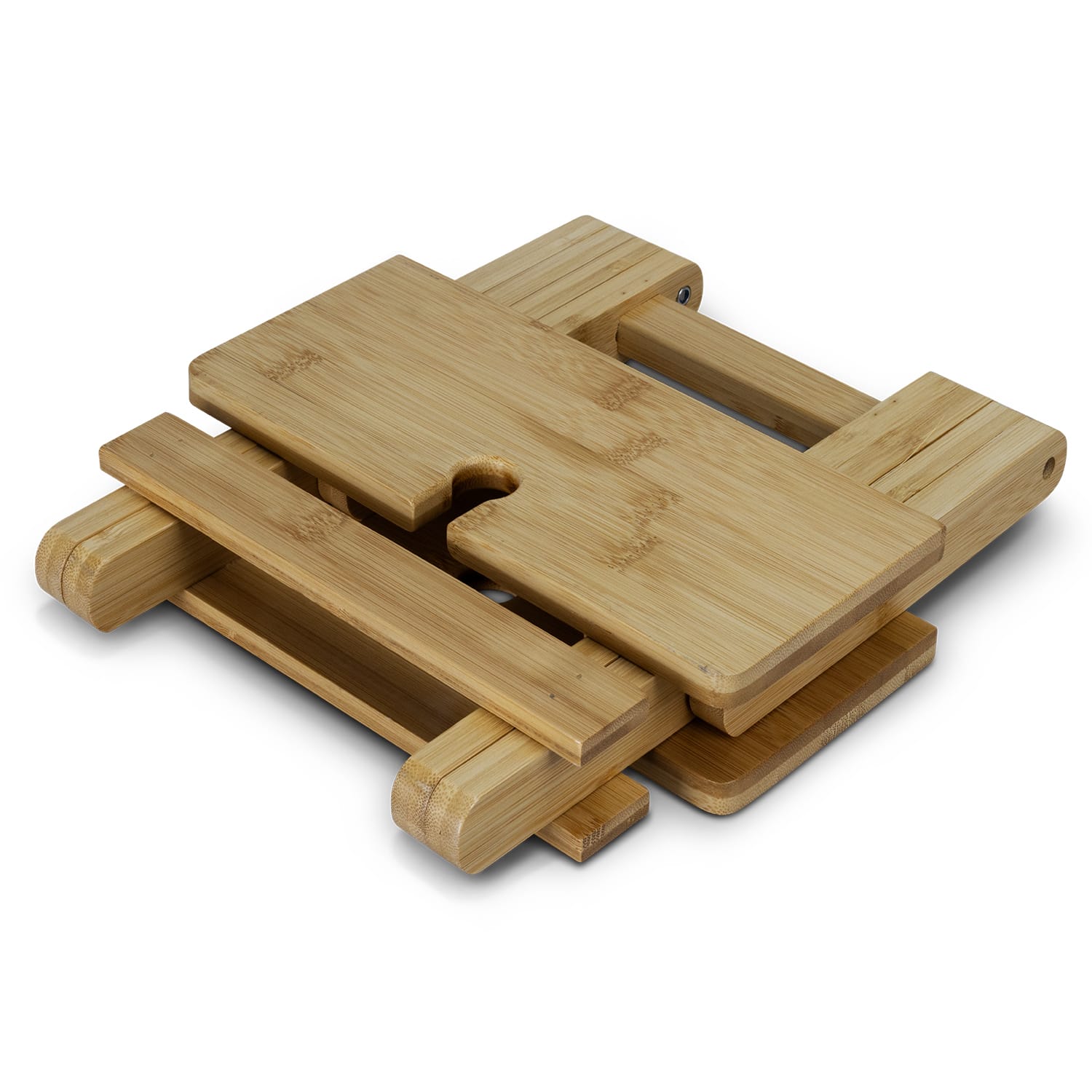 122273 - NATURA Bamboo Folding Wine Table - Image 3
