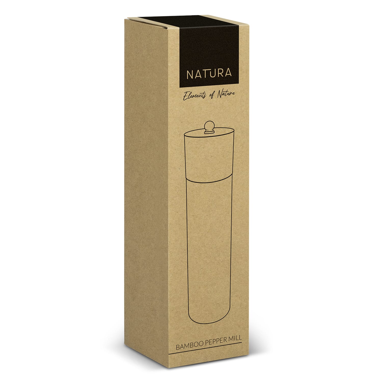 122272 - NATURA Bamboo Pepper Mill - Image 6