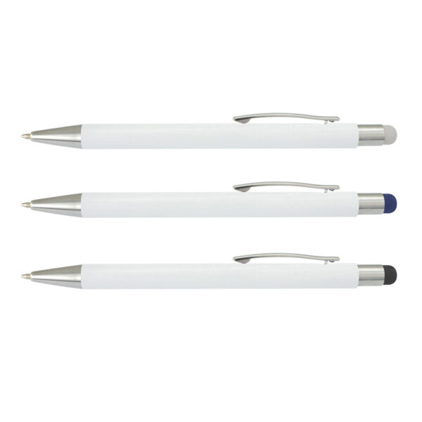 117120 - Lancer Stylus Pen - White Barrel