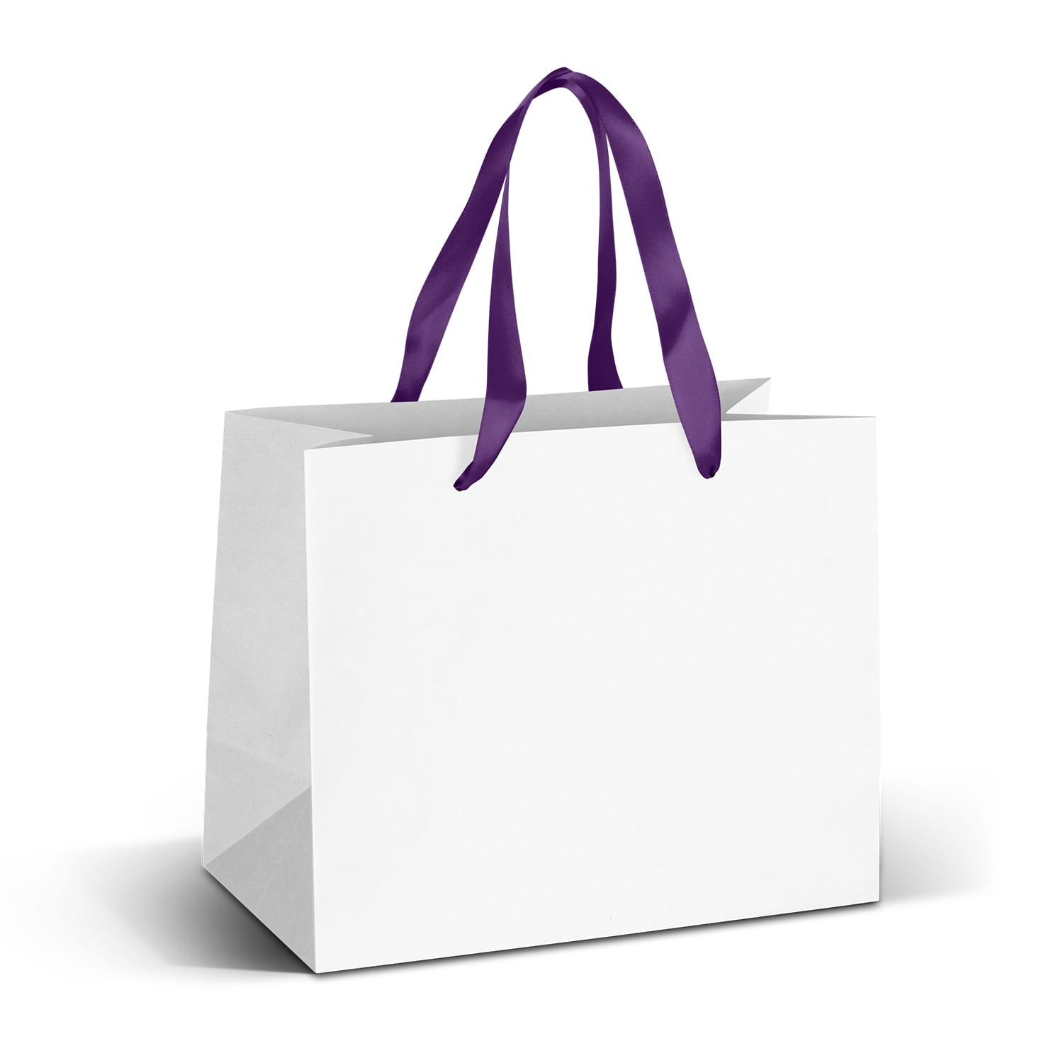 127178 - Medium Ribbon Handle Paper Bag - Full Colour - Image 2