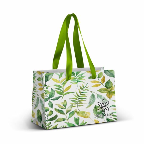 127177 - Small Ribbon Handle Paper Bag - Full Colour