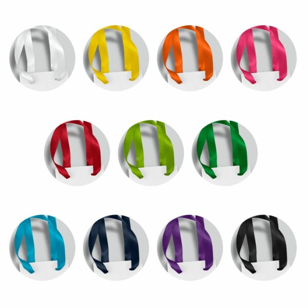 127176 - Champagne Ribbon Handle Paper Bag - Full Colour - Image 3