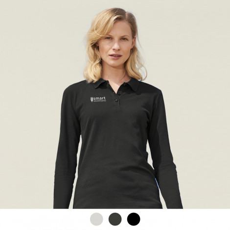 121711 - SOLS Perfect Women's Long Sleeve Polo