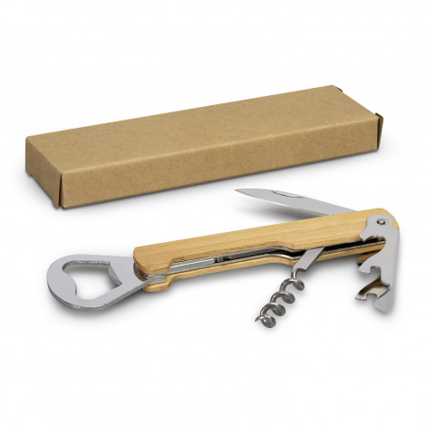 128490 - Wooden Wine Waiters Knife