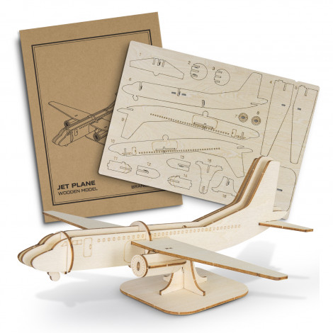 124039 - BRANDCRAFT Jet Plane Wooden Model