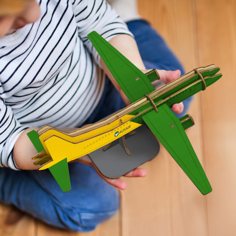 124039 - BRANDCRAFT Jet Plane Wooden Model - Image 5