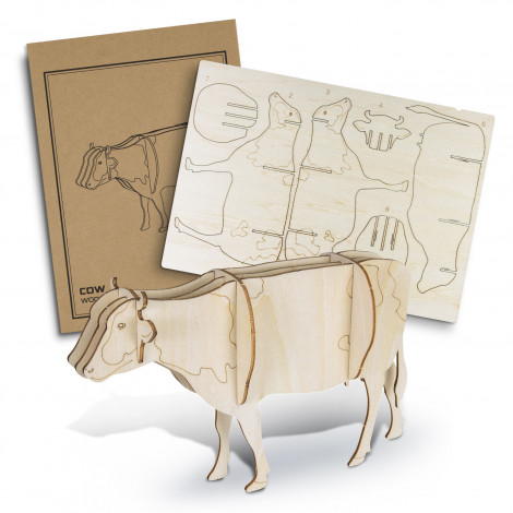 124047 - BRANDCRAFT Cow Wooden Model
