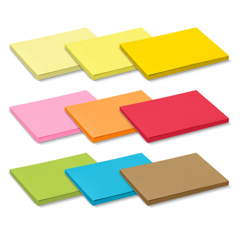 128820 - Coloured Sticky Pad 100 x 75mm - 50 Sheets - Image 4