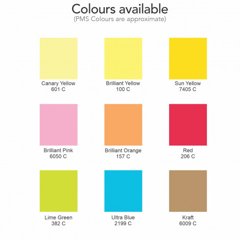 128820 - Coloured Sticky Pad 100 x 75mm - 50 Sheets - Image 5