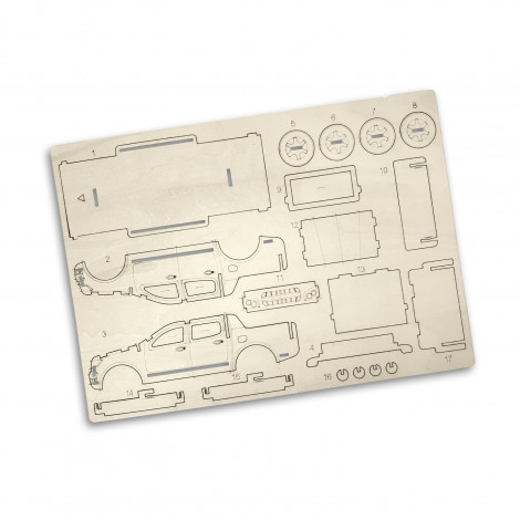 124027 - BRANDCRAFT UTE Wooden Model - Image 4
