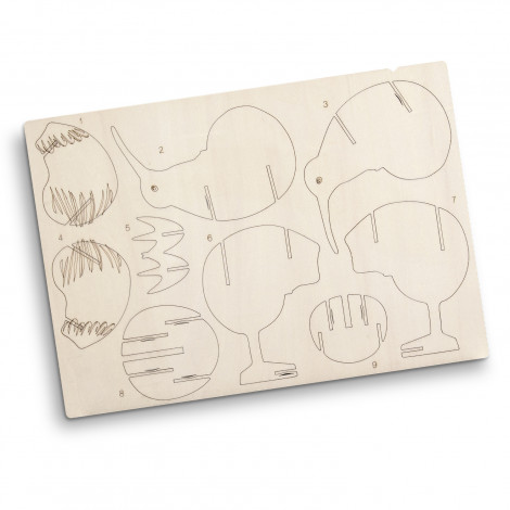 124049 - BRANDCRAFT Kiwi Wooden Model - Image 4