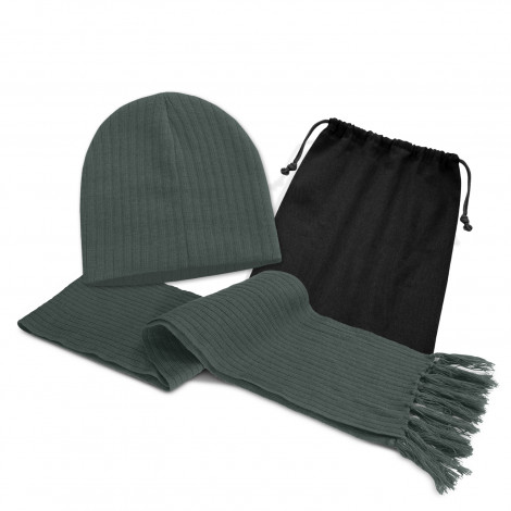 113842 - Nebraska Scarf and Beanie Set - Image 2