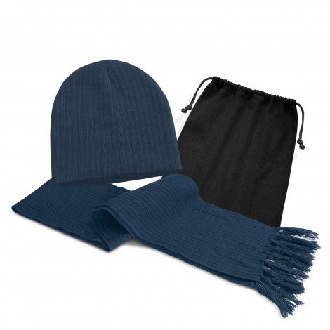 113842 - Nebraska Scarf and Beanie Set - Image 3