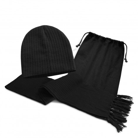 113842 - Nebraska Scarf and Beanie Set - Image 4