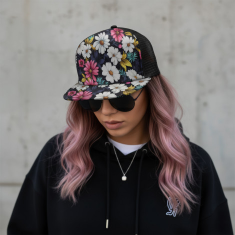 119566 - Impala Custom Flat Peak Mesh Cap - Image 5