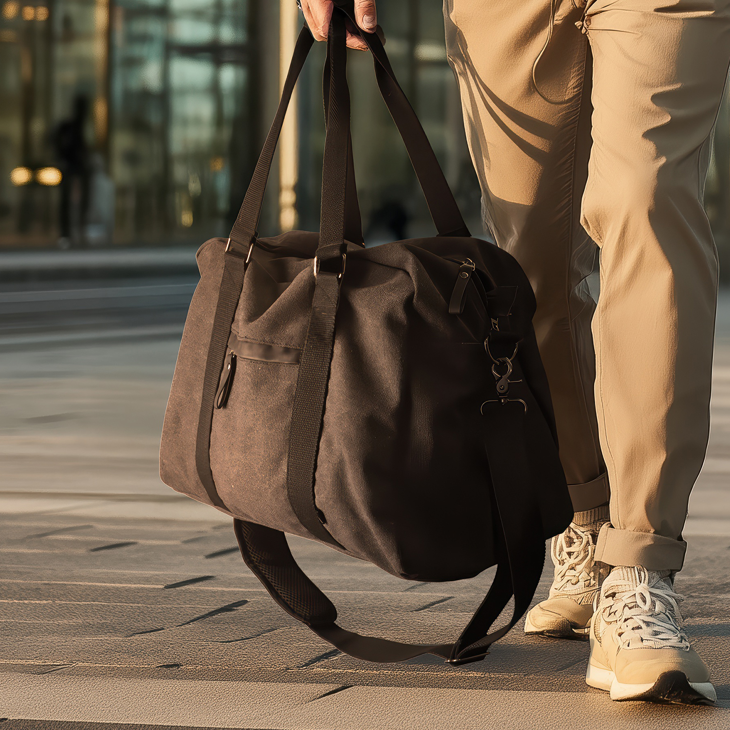 128384 - ARCHER Copenhagen Canvas Duffle Bag - Image 8