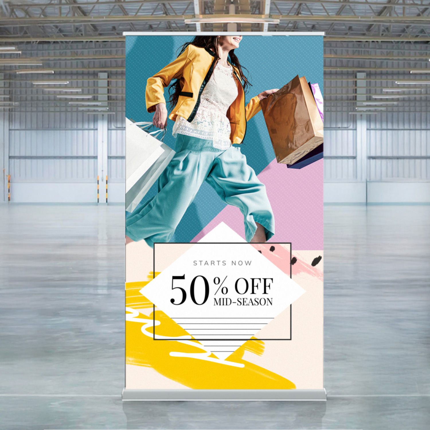 126779 - Luxury Pull Up Banner Wide