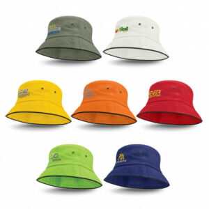 115493 – Bondi Bucket Hat – Black Sandwich Trim