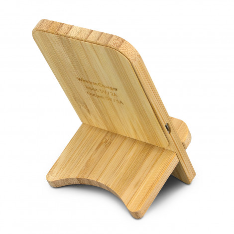 118495 - Bamboo Wireless Charging Stand - Image 4