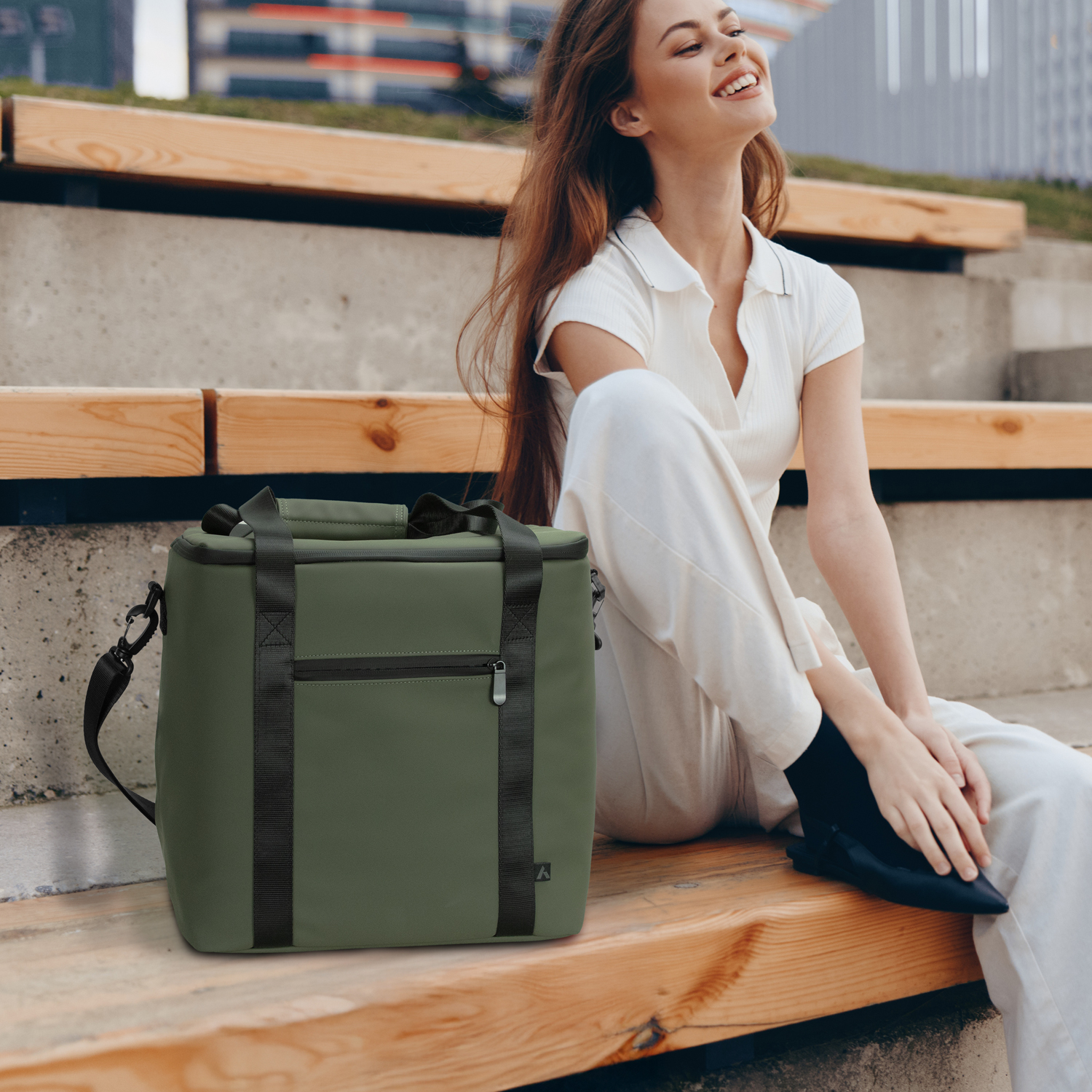 129113 - ARCHER Soft-Touch Cooler Bag - Image 8