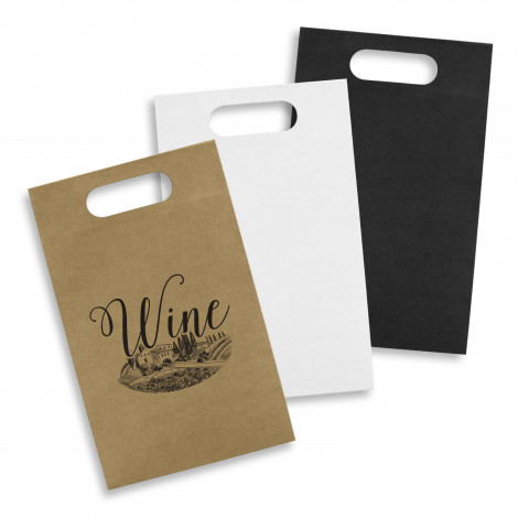 129197 - Die Cut Paper Wine Bag - Image 2