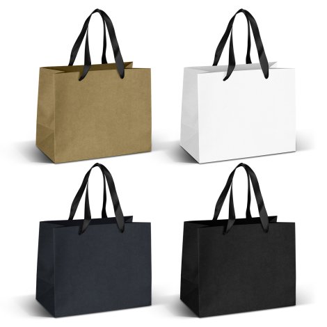 125057 - Medium Ribbon Handle Paper Bag - Image 12
