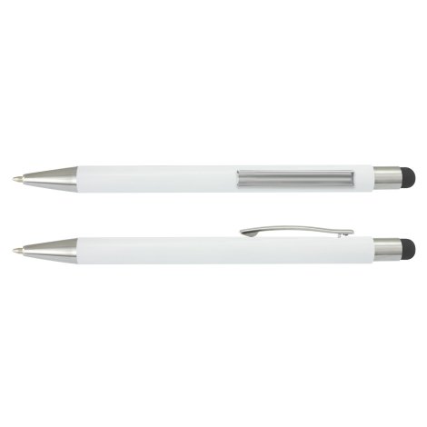 117120 - Lancer Stylus Pen - White Barrel