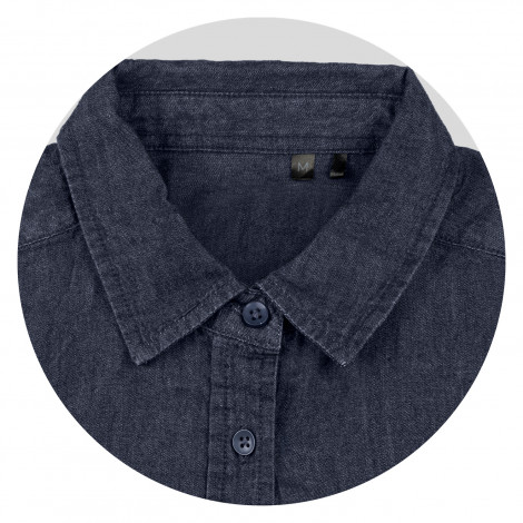 123610 - TRENDSWEAR Chester Women's Denim Shirt - Image 6